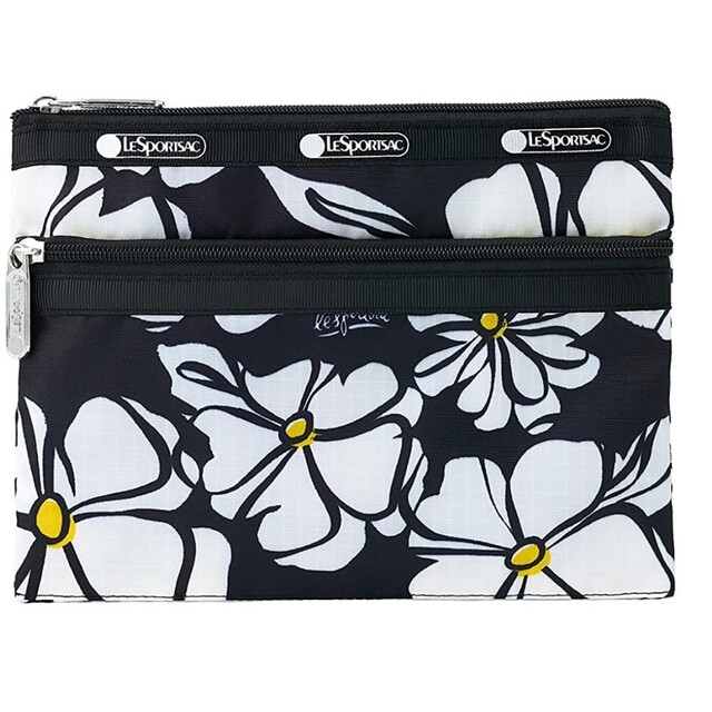 LeSportsac(レスポートサック)の付録セットLeSportsac大人の花柄ポーチと猫柄ポーチ コスメ/美容のコスメ/美容 その他(その他)の商品写真