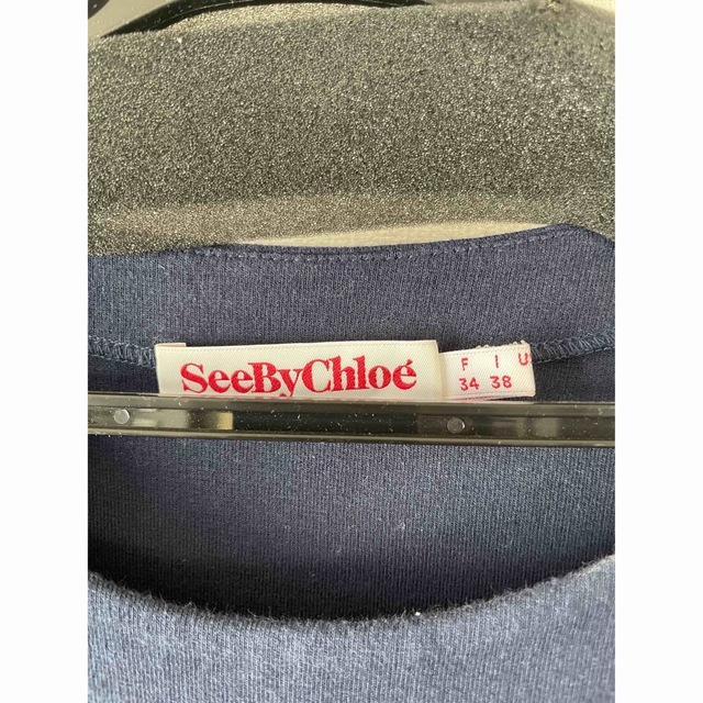 SEE BY CHLOE(シーバイクロエ)のSee By Chloe❤︎スウェットフリルトップス レディースのトップス(カットソー(長袖/七分))の商品写真