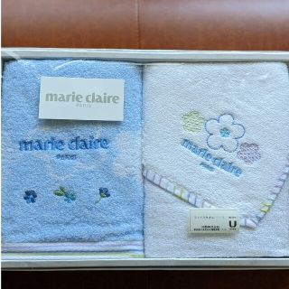 マリクレール(Marie Claire)のマリクレールフェイスタオル２枚(タオル/バス用品)