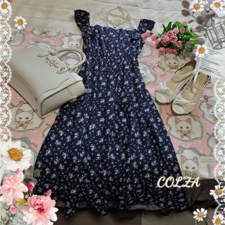 コルザ(COLZA)の♡C・O・L・Z・A♡フラワーレース♡ロングワンピース♪(ロングワンピース/マキシワンピース)