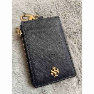 トリーバーチ(Tory Burch)のトリバーチ トリーバーチ Tory Burch 定期入れ パスケース 黒 革(名刺入れ/定期入れ)