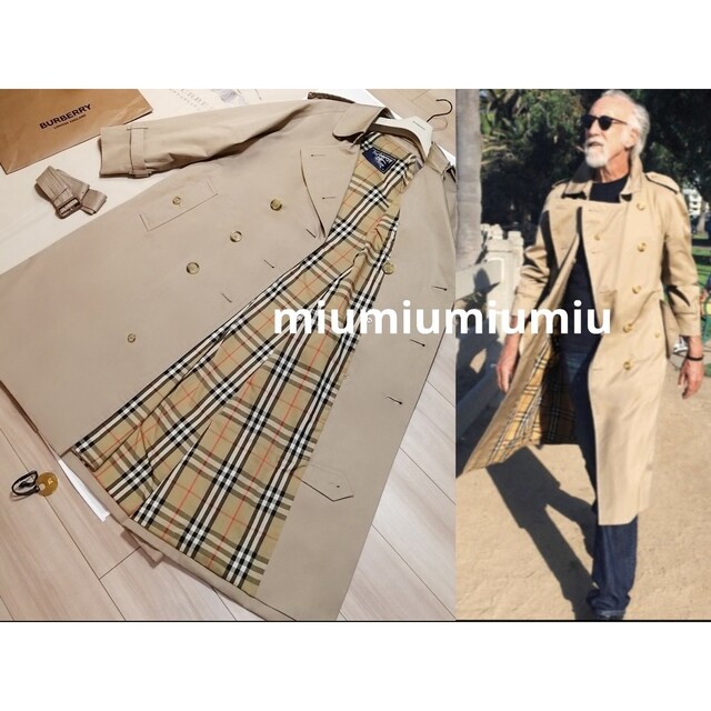 ≪超目玉☆12月≫ BURBERRY - 本物上質希少美品 トレンチコート