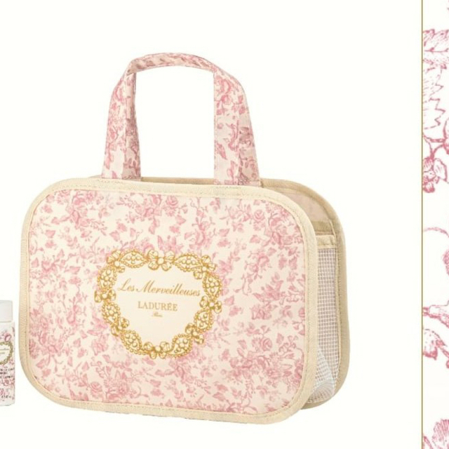 Les Merveilleuses LADUREE(レメルヴェイユーズラデュレ)のラデュレ♥︎スパバッグ レディースのバッグ(ハンドバッグ)の商品写真