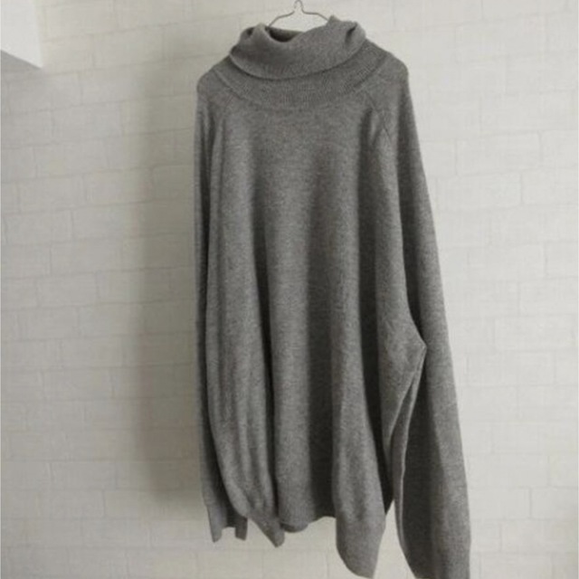 URU ウル OVER SIZE　TURTLE NECK KNIT