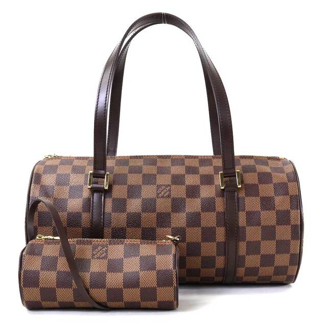 ルイ ヴィトン LOUIS VUITTON ハンドバッグ ダミエ・エベヌ パピヨン 30 ダミエキャンバス エベヌ（ブラウン） ゴールド金具 レディース N51303 送料無料 99415a