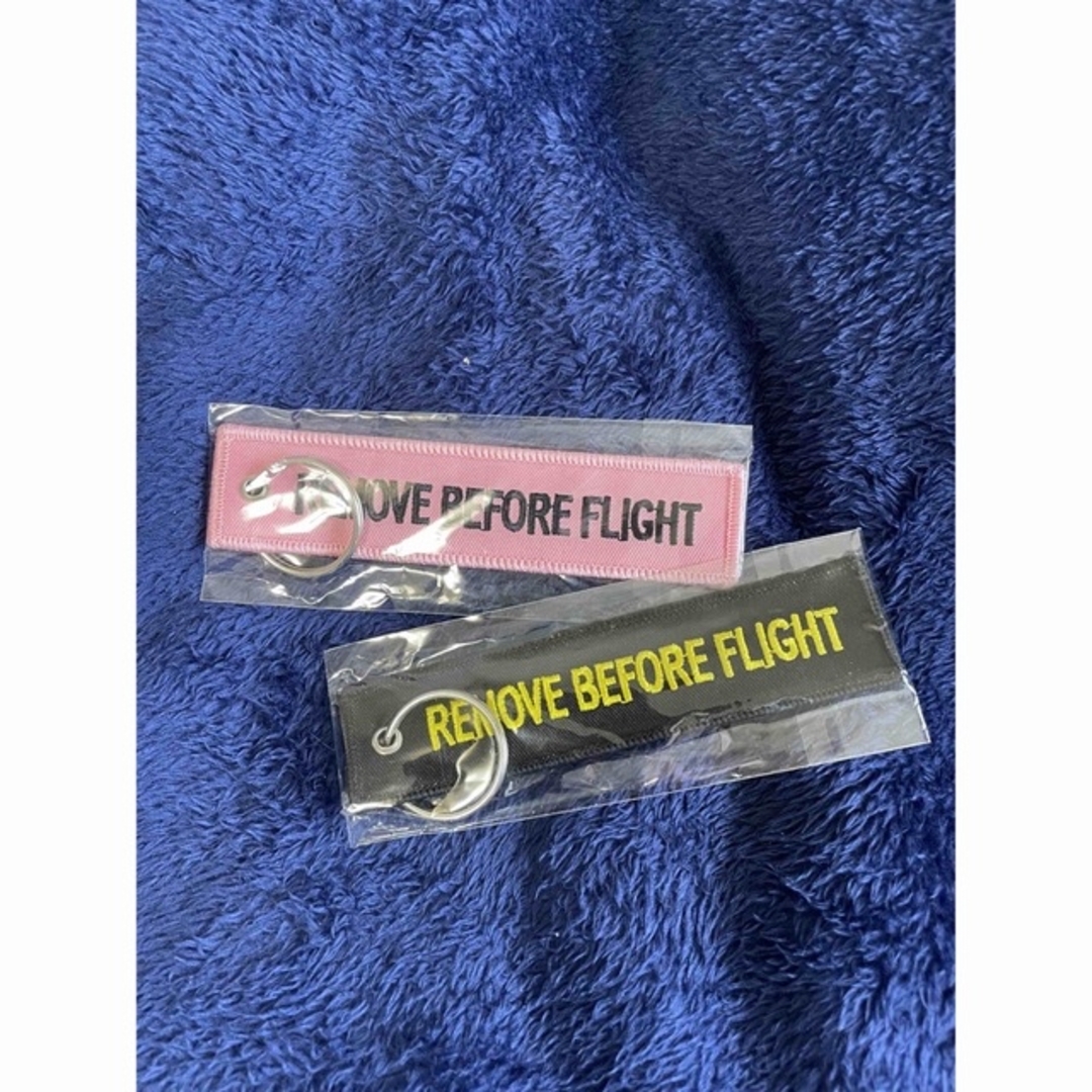 可愛い♡残り黒のみ！フライトタグ remove before flight レディースのファッション小物(キーホルダー)の商品写真