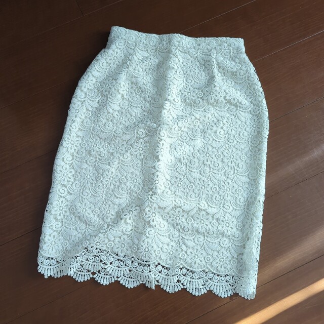 【PJC大西和子】白レーススカート　Mサイズ