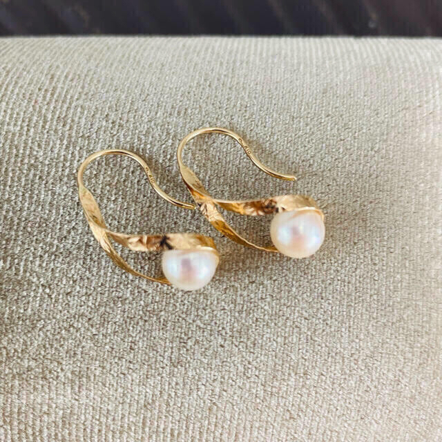 スタージュエリー パールフックピアス