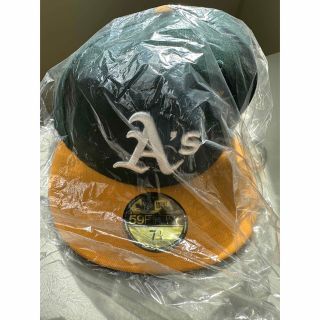 ニューエラー(NEW ERA)のA's オークランドアスレチックス Bキャップ(応援グッズ)