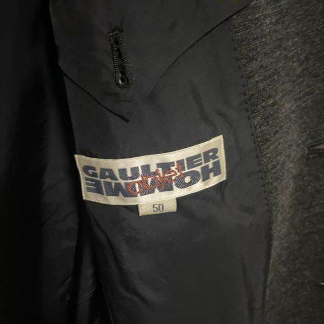 90S ジャンポールゴルチエ コート メンズ50 ダークグレー 古着 希少 A1