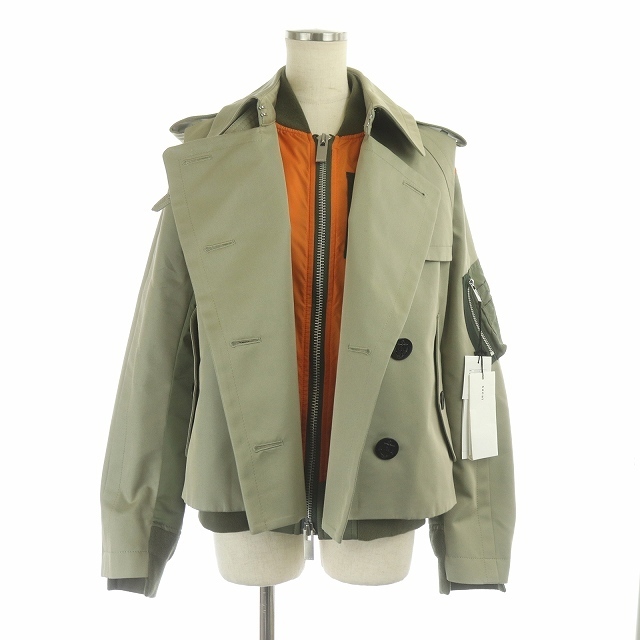 サカイ 22AW Gabardine Mix Jacket  ジャケット