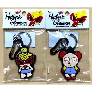 ヒステリックミニ(HYSTERIC MINI)のヒスミニ☆正規品☆新品☆キーカバー☆カラビナ付き☆2点セット☆キーホルダー☆②(その他)