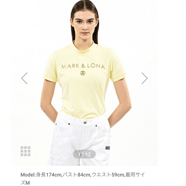 MARK&LONA(マークアンドロナ)のマークアンドロナ/MARK&LONA 2022年モデル　 モックネックTシャツ スポーツ/アウトドアのゴルフ(ウエア)の商品写真