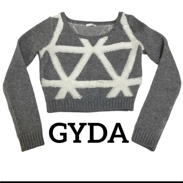 GYDA(ジェイダ)のGYDA ショート丈　ニット レディースのトップス(ニット/セーター)の商品写真
