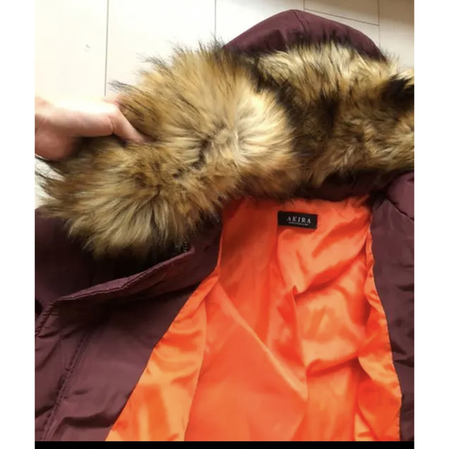 オーバーサイズ ダウンジャケット パープル シカゴファッションブランドAKIRA レディースのジャケット/アウター(ダウンジャケット)の商品写真