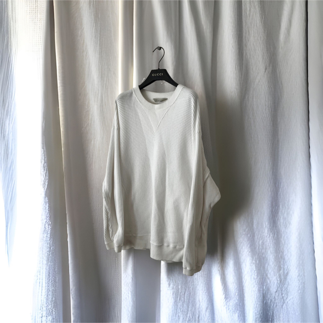 JieDa CUT OFF THERMAL L/S ホワイト