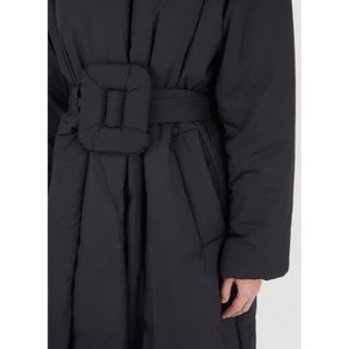 23AW Acne Studios ベルト付きパデッドコート ブラック