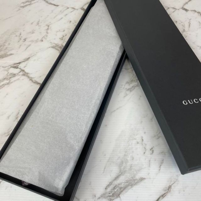 GUCCI グッチ ネクタイ GG ブラウン 幅9.5cm 箱付き - 通販