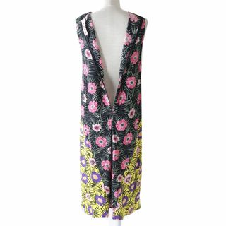 BALENCIAGA】花柄 刺繍プリント ノースリーブ ヘムライン ドレス - www