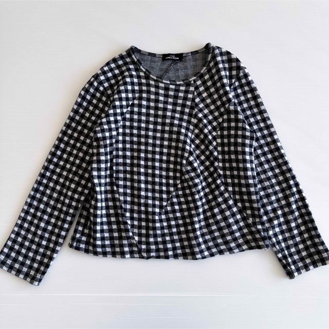 COMME des GARCONS(コムデギャルソン)のトリココムデギャルソン / ギンガムチェックカットソー レディースのトップス(カットソー(長袖/七分))の商品写真