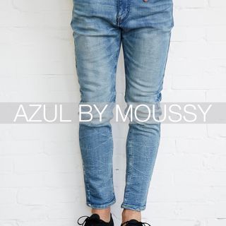 アズールバイマウジー(AZUL by moussy)の【AZUL BY MOUSSY】ドビーデニムスキニーパンツ(デニム/ジーンズ)