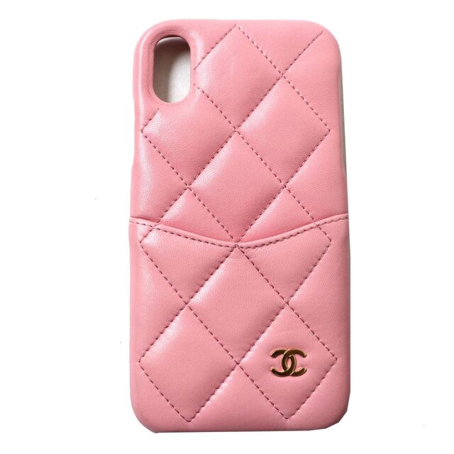 【新作】 CHANEL シャネル ラムスキン マトラッセ iPhoneケース