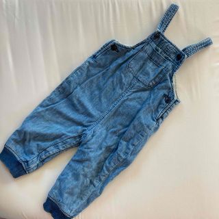 ベビーギャップ(babyGAP)のGAP オーバーオール　80 サロペット　デニム　つなぎ　ズボン　パンツ(パンツ)