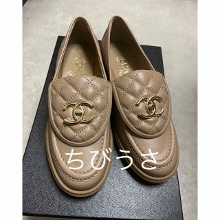 【希少】CHANEL ターンロックローファー35.5(22.5-23cm)