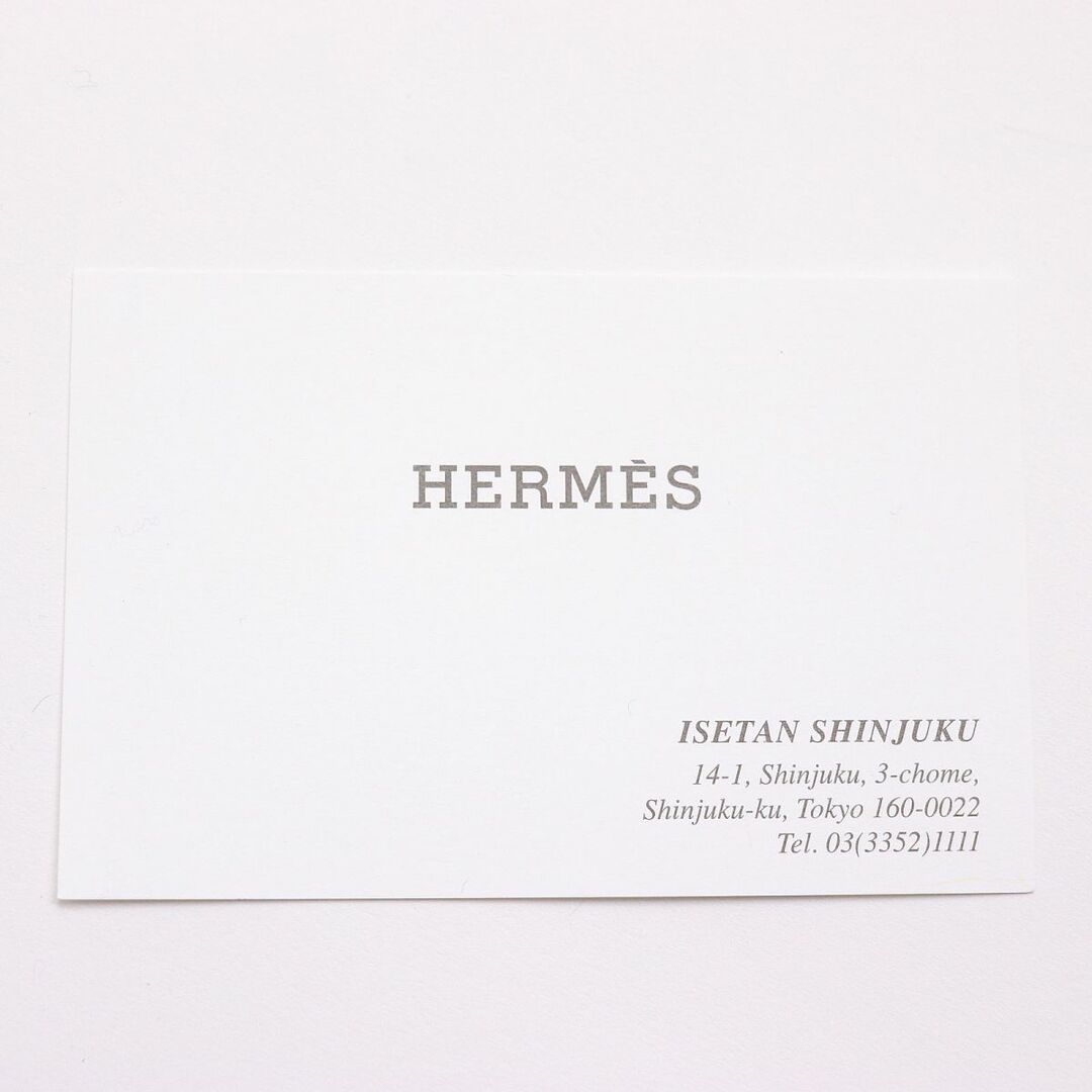 Hermes   未使用品◇HERMES エルメス レザーパッチ・フリンジ付き