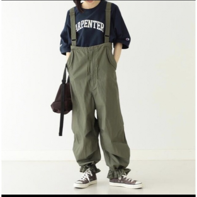 BEAMS BOY(ビームスボーイ)のBEAMS BOY / US ARMY オーバー パンツ レディースのパンツ(サロペット/オーバーオール)の商品写真