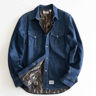 シュプリーム(Supreme)のSupreme Levi's デニムジャケット 裏地迷彩(Gジャン/デニムジャケット)