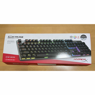 HyperX Alloy FPS RGB ゲーミングキーボード 銀軸の通販 by mayo's ...