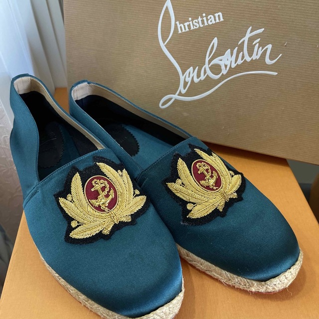 Christian Louboutin(クリスチャンルブタン)の最終出品値下げ　本物　クリスチャンルブタン　美品　靴　サイズ40 メンズの靴/シューズ(スリッポン/モカシン)の商品写真