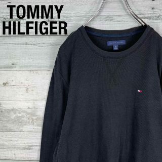 トミーヒルフィガー(TOMMY HILFIGER)のトミーヒルフィガー 古着 ワンポイント刺繍 フラッグロゴ 長袖 Tシャツ ロンT(Tシャツ/カットソー(七分/長袖))