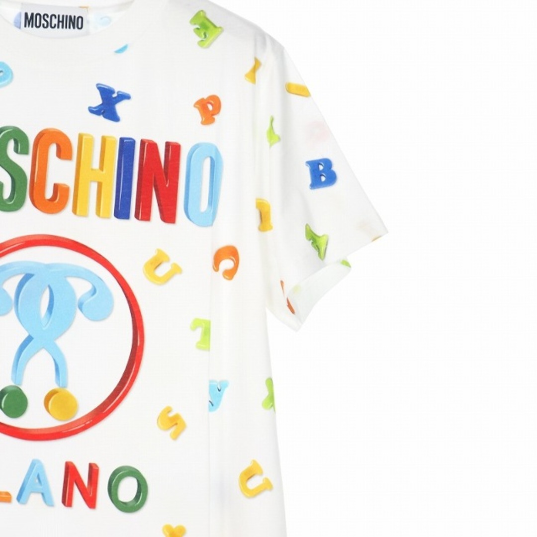 MOSCHINO(モスキーノ)のモスキーノ ダブルクエスチョン プリント ワンピース Tシャツ カットソー 総柄 メンズのトップス(Tシャツ/カットソー(半袖/袖なし))の商品写真