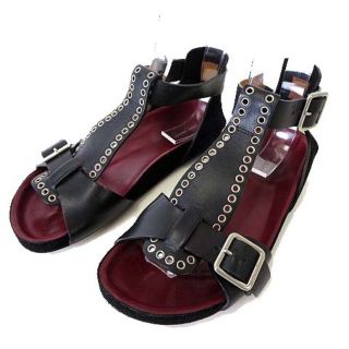 Isabel Marant - イザベルマラン サンダル レザー アイレット 36 黒