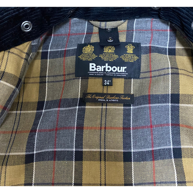 Barbour - バブアービデイル sl 試着程度 34 ﾈｲﾋﾞｰ 別フード付きの通販