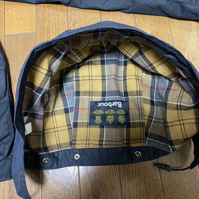 Barbour - バブアービデイル sl 試着程度 34 ﾈｲﾋﾞｰ 別フード付きの通販