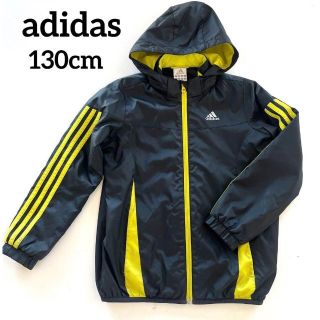 アディダス(adidas)の★adidas ★ナイロンジャケット 3ライン 130cm(ジャケット/上着)