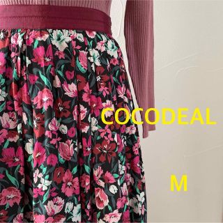 ココディール(COCO DEAL)のCOCODEAL ココディール　花柄プリーツスカート(ロングスカート)