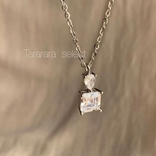 残り1点‼️●ステンレスczPerfume necklaceS●金アレ対応(ネックレス)