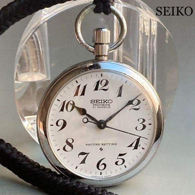【動作良好】セイコー SEIKO アンティーク 懐中時計 1960年代 手巻き | フリマアプリ ラクマ