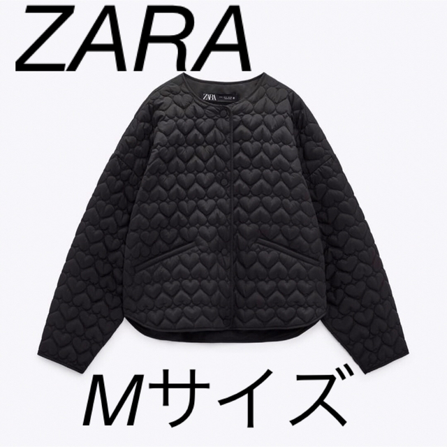 ZARA ハートキルティングジャケット
