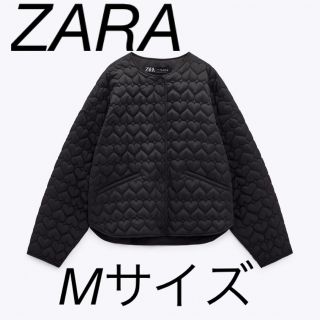 ザラ(ZARA)のZARA ハートキルティングジャケット(ダウンジャケット)