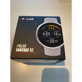 ポラール(POLAR)のほぼ新品 POLAR VANTAGE V2  グレイライム M-L(腕時計(デジタル))