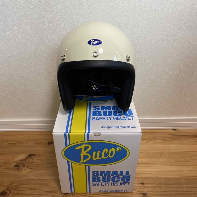 TOYS McCOY(トイズマッコイ)のスモールブコ　ジェットヘルメット　Sサイズ美品 自動車/バイクのバイク(ヘルメット/シールド)の商品写真