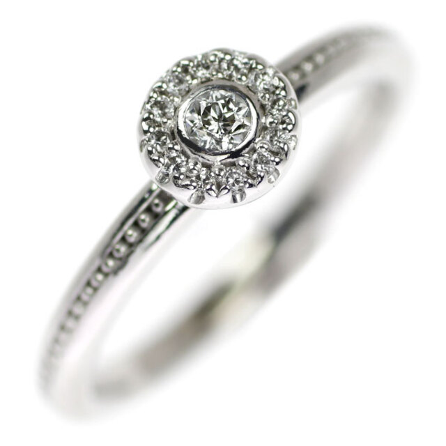 wish upon a star K18WG ダイヤモンド リング 0.068ct D0.05ct レディースのアクセサリー(リング(指輪))の商品写真