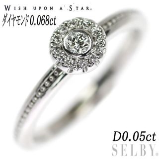 wish upon a star K18WG ダイヤモンド リング 0.068ct D0.05ct(リング(指輪))