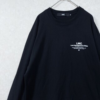 エルエムシー(LMC)のLMC.　エルエムシー　カットソー　ロンT　黒 　Mサイズ(Tシャツ/カットソー(七分/長袖))