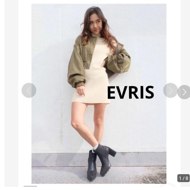 EVRIS(エヴリス)のEVRIS ショートMA-1 レディースのジャケット/アウター(ミリタリージャケット)の商品写真